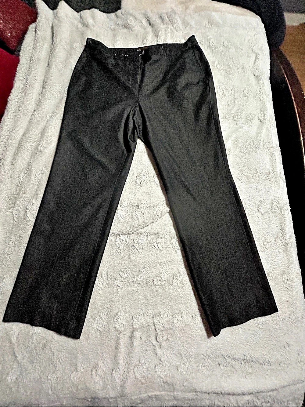 Dana Buchman Black Straight Leg Pants Size 16W Like New